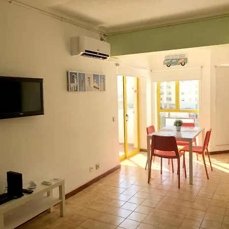 Apartment Charming With Balcony In Portimao, 55 Sqm, Pool View Portimao